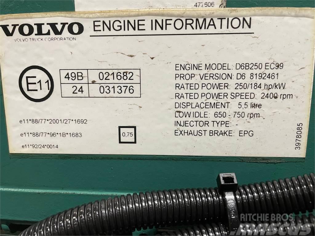 Volvo D6B 250 EC99 motor Moottorit
