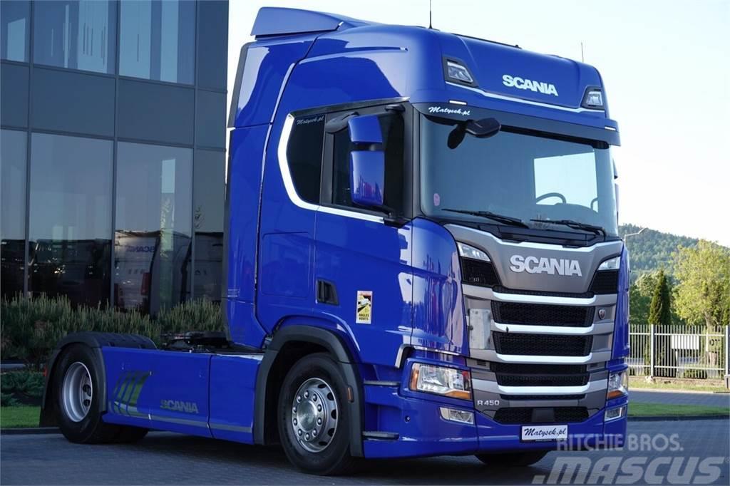 Scania R 450 / RETARDER / OPONY 100 % / 2018 ROK Vetopöytäautot