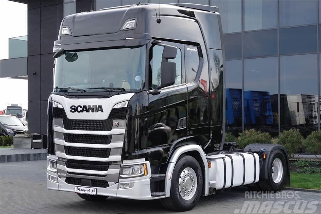 Scania S 450 / RETARDER / KOMPRESOR DO WYDMUCHU MHS 1100  Vetopöytäautot