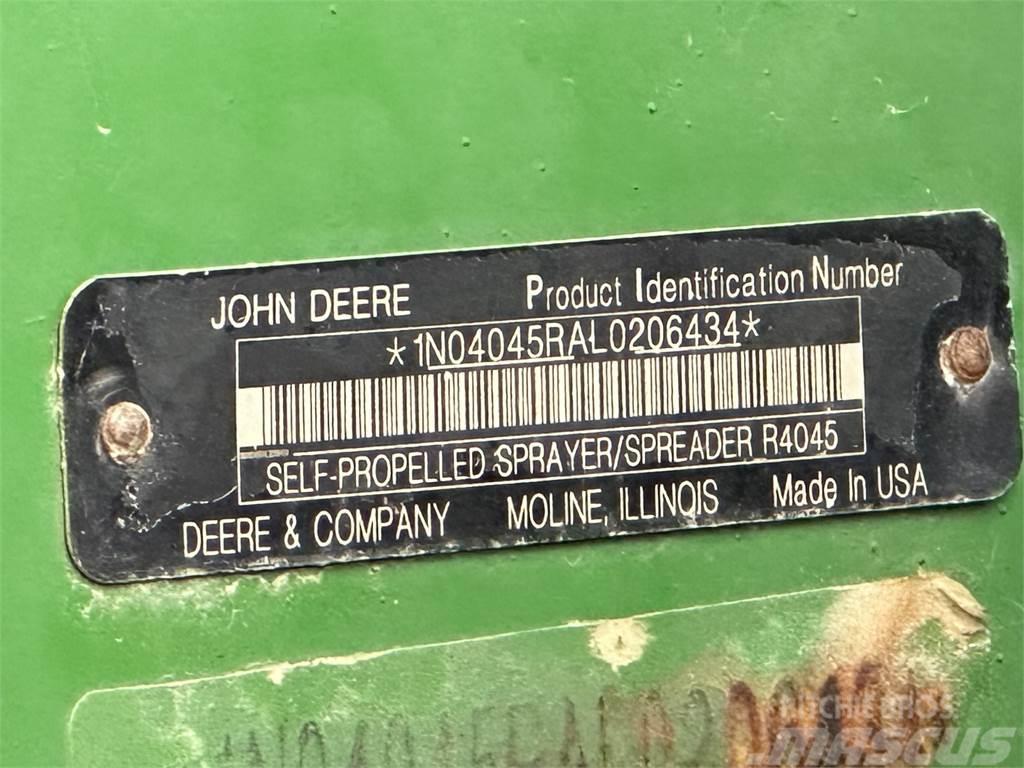 John Deere R4045 Hinattavat ruiskut