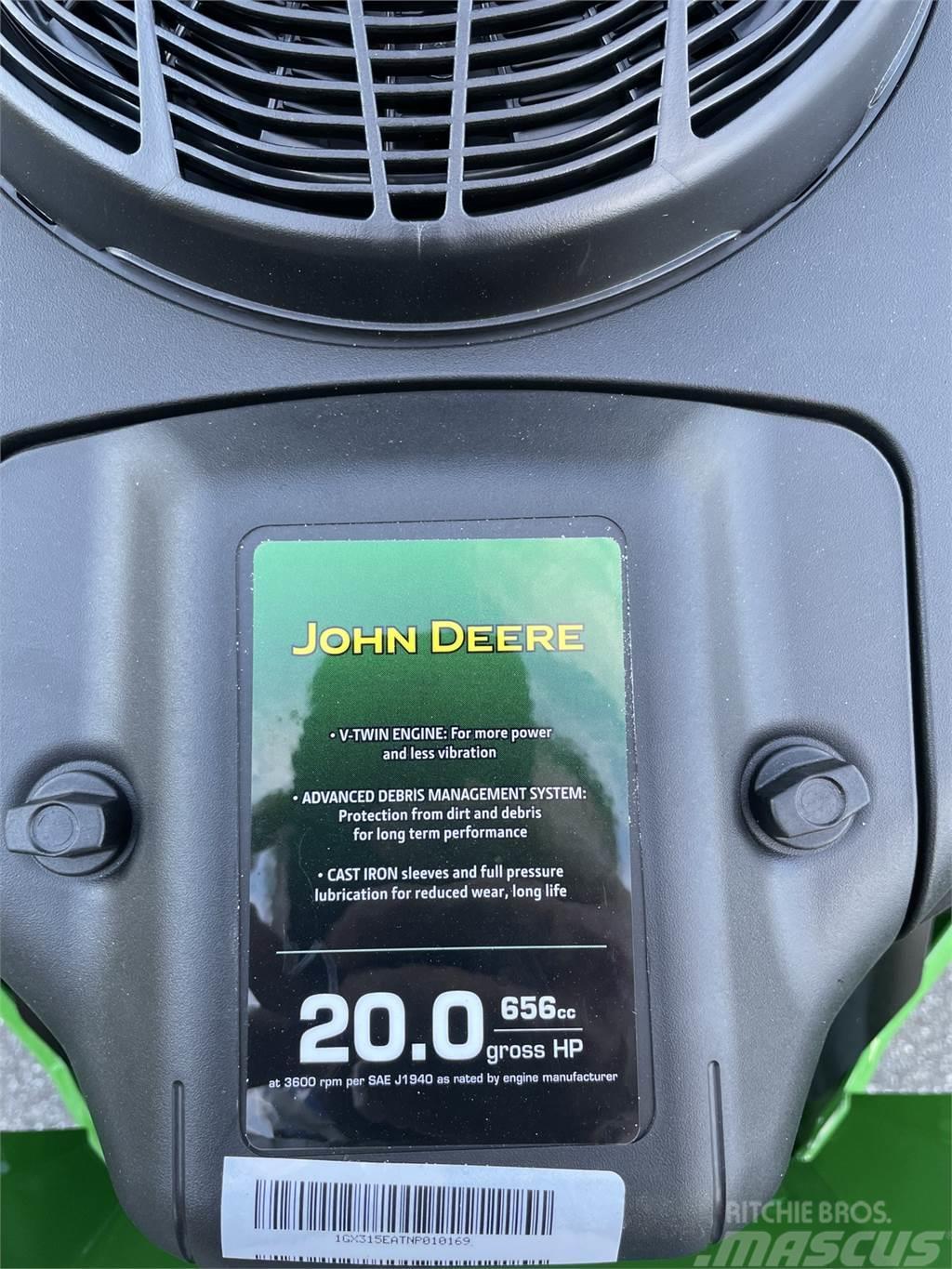 John Deere Z315E 0-kääntösäde leikkurit