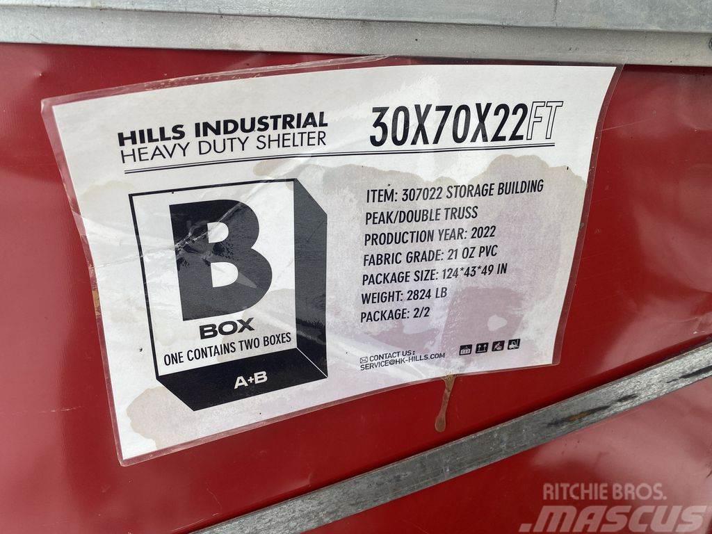  Hills Industrial Heavy Duty Shelter - 30'W x 70'L  Teräsrunkorakennukset