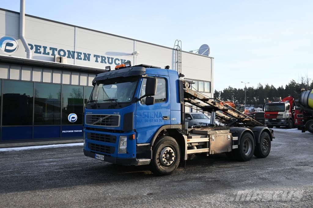 Volvo FM420 6x2 Vaijeri Vaihtolava-autot