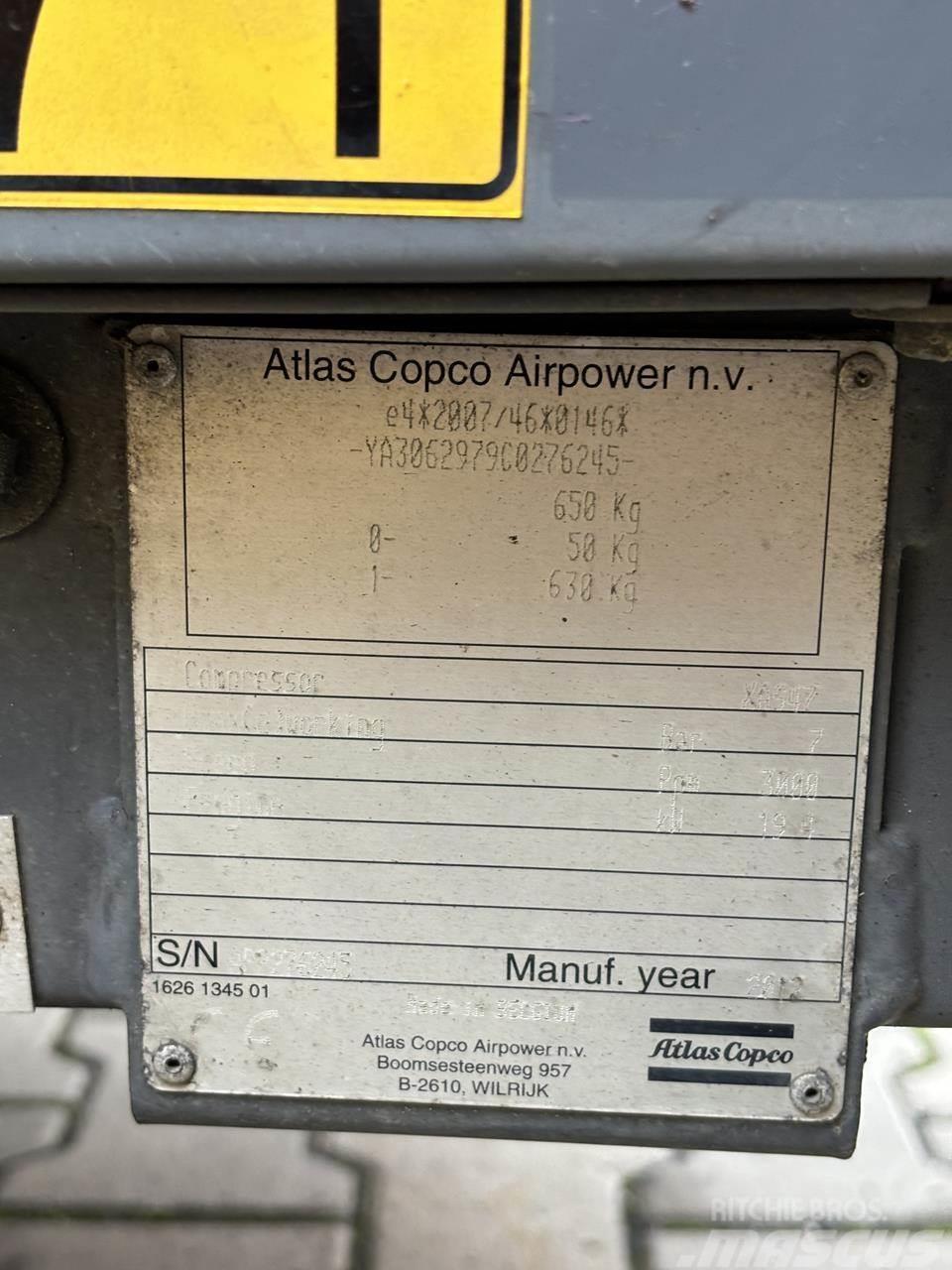 Atlas Copco XAS 47 Kompressorit