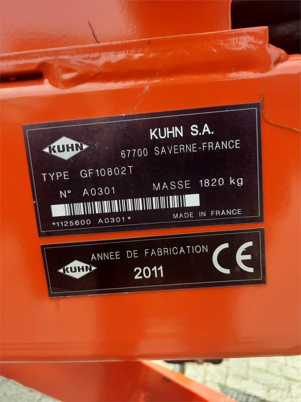 Kuhn GF10802T schudder Muut maatalouskoneet