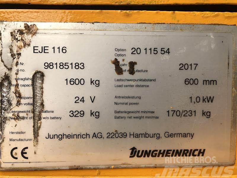 Jungheinrich EJE 116 Lavansiirtotrukit