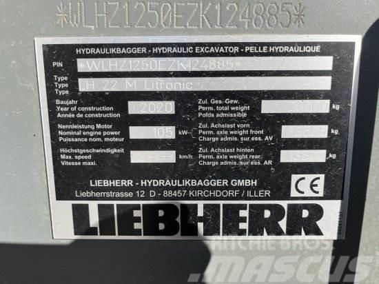 LIEBHERR LH 22 M LITRONIC, UMSCHLAGBAGGER, LIKUFIX Pyöräkaivukoneet