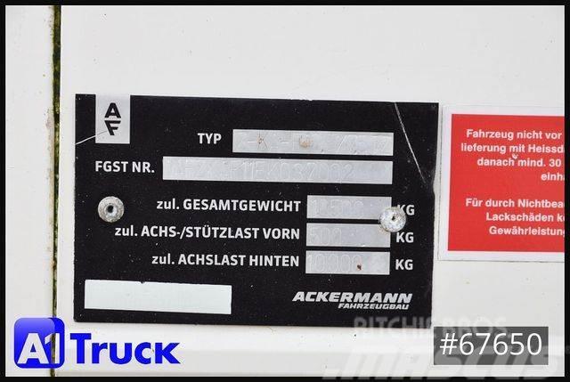 Ackermann 1 Achs Koffer+ Schiebeplane 3100mm innen Umpikoriperävaunut