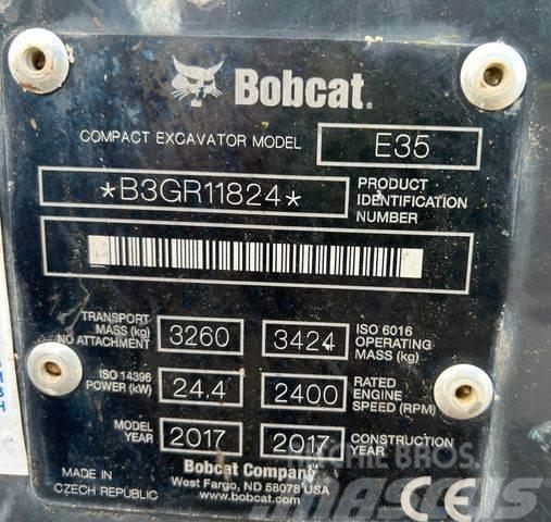 Bobcat E35 Minibagger Minikaivukoneet < 7t