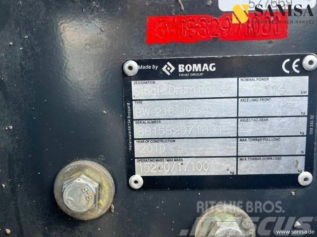 Bomag BW216-D40 Walzenzug/17t/3570h/TOP Yksivalssijyrät