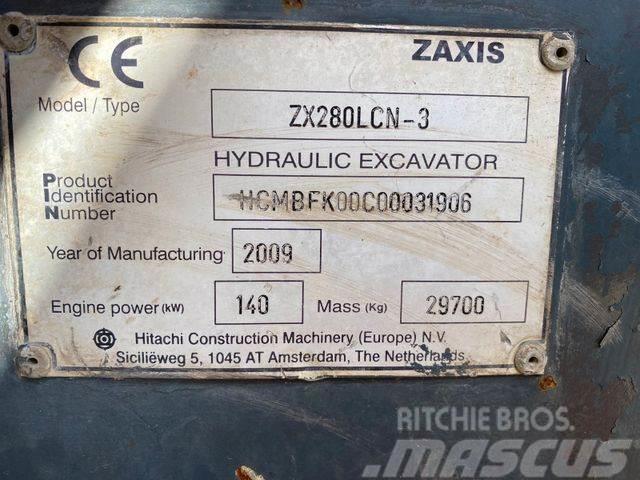 Hitachi ZX280 LCN-3 **BJ. 2009 *11645H ** Telakaivukoneet