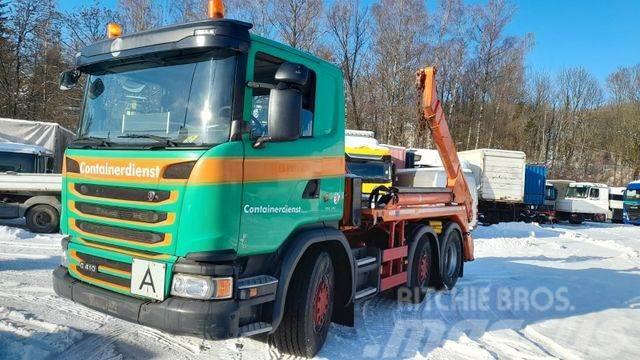 Scania G410,erst309Tkm,MeilerAK16/Funk/Euro 6/Tüvfrei Vaihtolava-autot