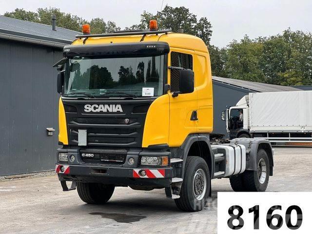 Scania G450 4x4 Euro 6 SZM Kipphydraulik Vetopöytäautot