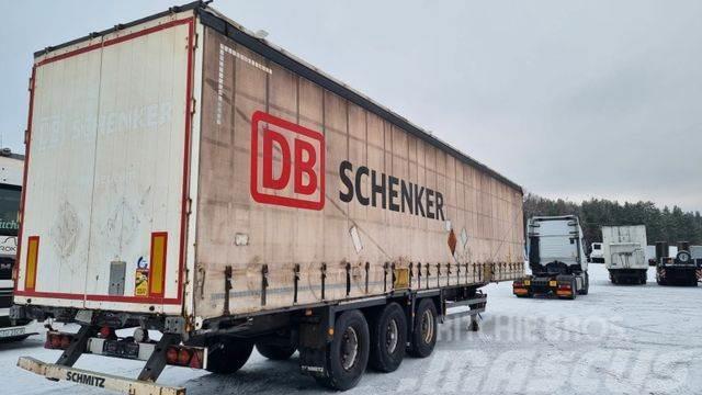 Schmitz Cargobull SideBoards Tautliner 2012 year Pressukapellipuoliperävaunut