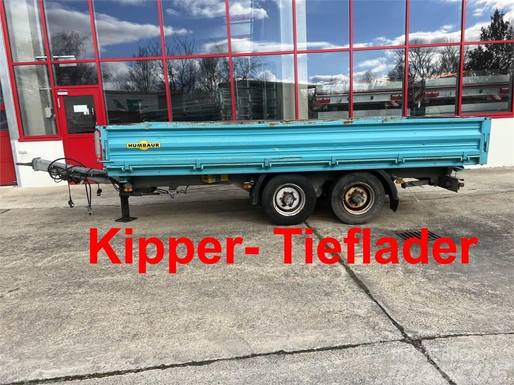 Humbaur HTK 10 50 24 Tandem Kipper- Tieflader Sora- ja kippiperävaunut