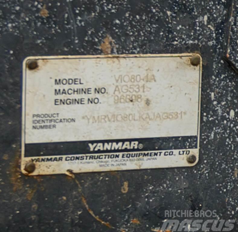 Yanmar VIO80 Minikaivukoneet < 7t