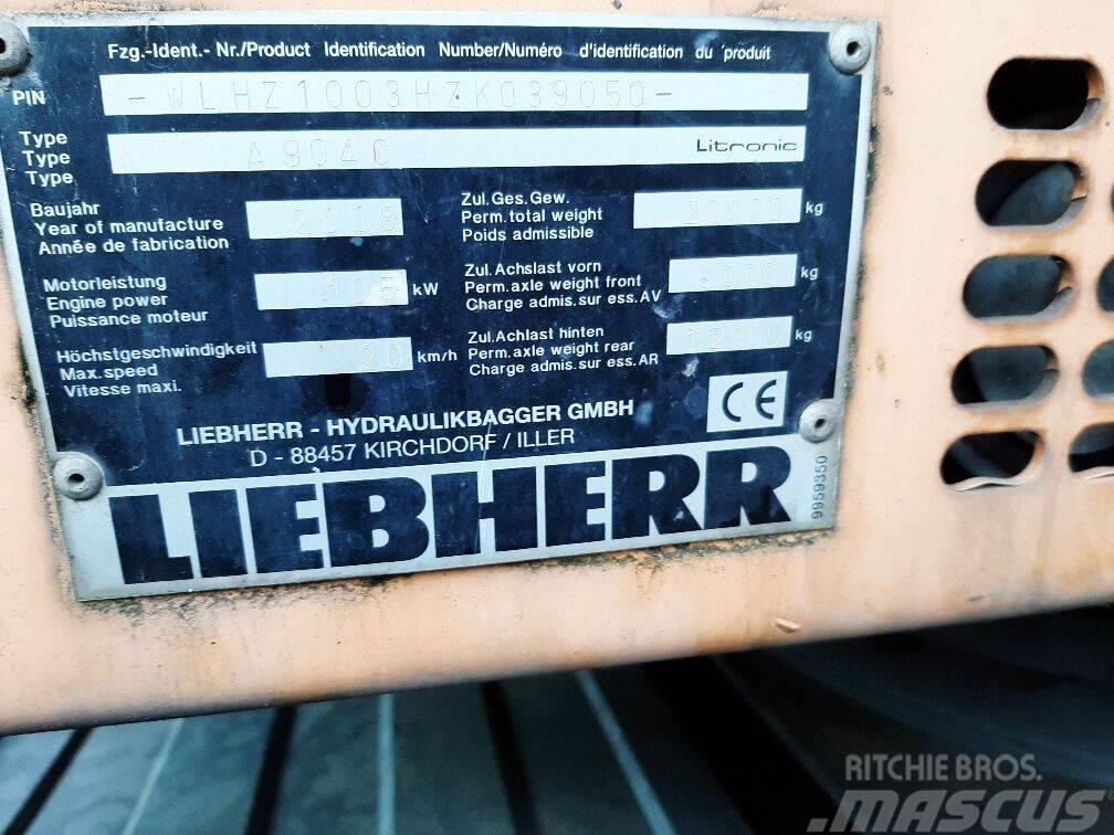 Liebherr A 904 C Litronic Pyöräkaivukoneet