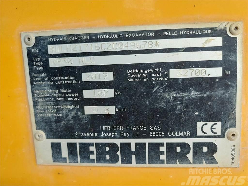 Liebherr R 930 NLC Telakaivukoneet