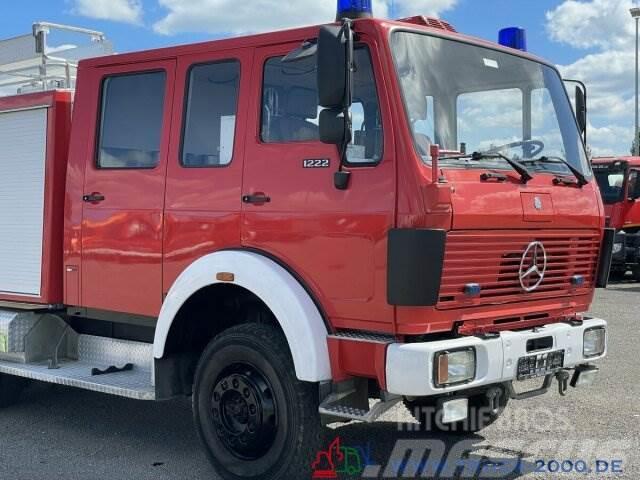 Mercedes-Benz LK 1222 4x4 Ziegler Feuerwehr 1620 L. Tank+Pumpe Umpikorikuorma-autot
