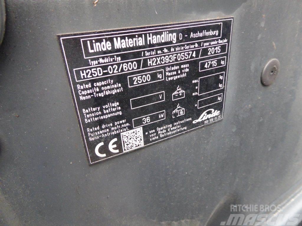 Linde H25D-02/600 Dieseltrukit