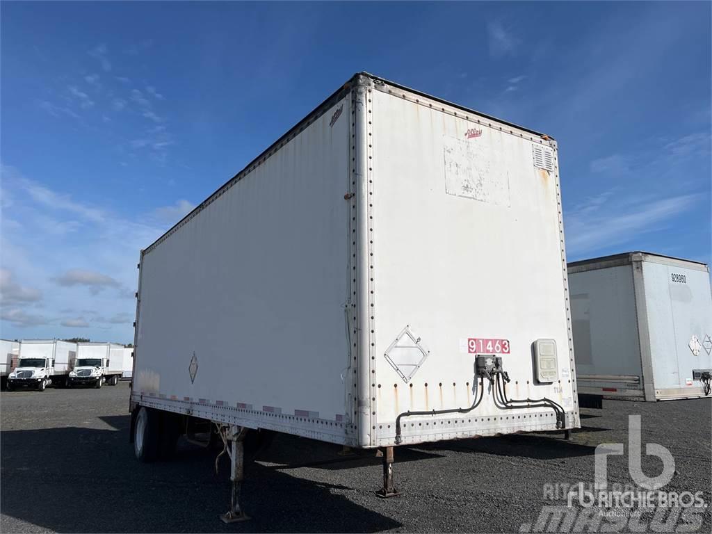 Alloy 28 ft x 102 in S/A Box body semi-trailers