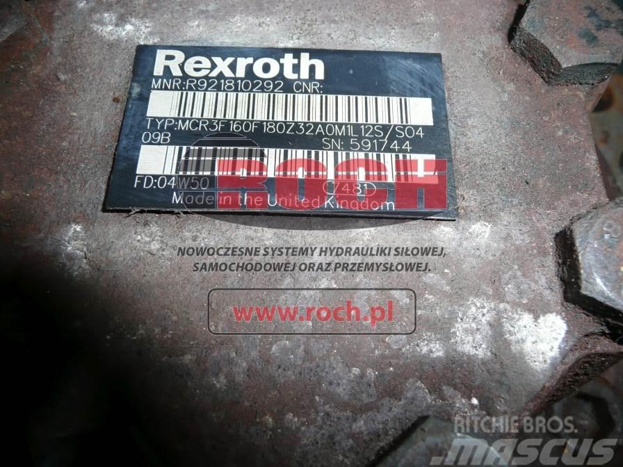 Rexroth MCR3F160F180Z32A0M1L12S/S0409B Engines