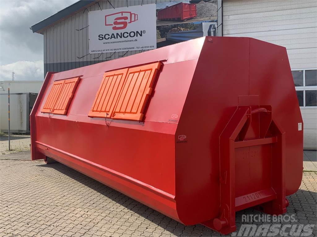  Scancon SL6027 - 6000 mm lukket container 27m3 Koukkulavalaitteet