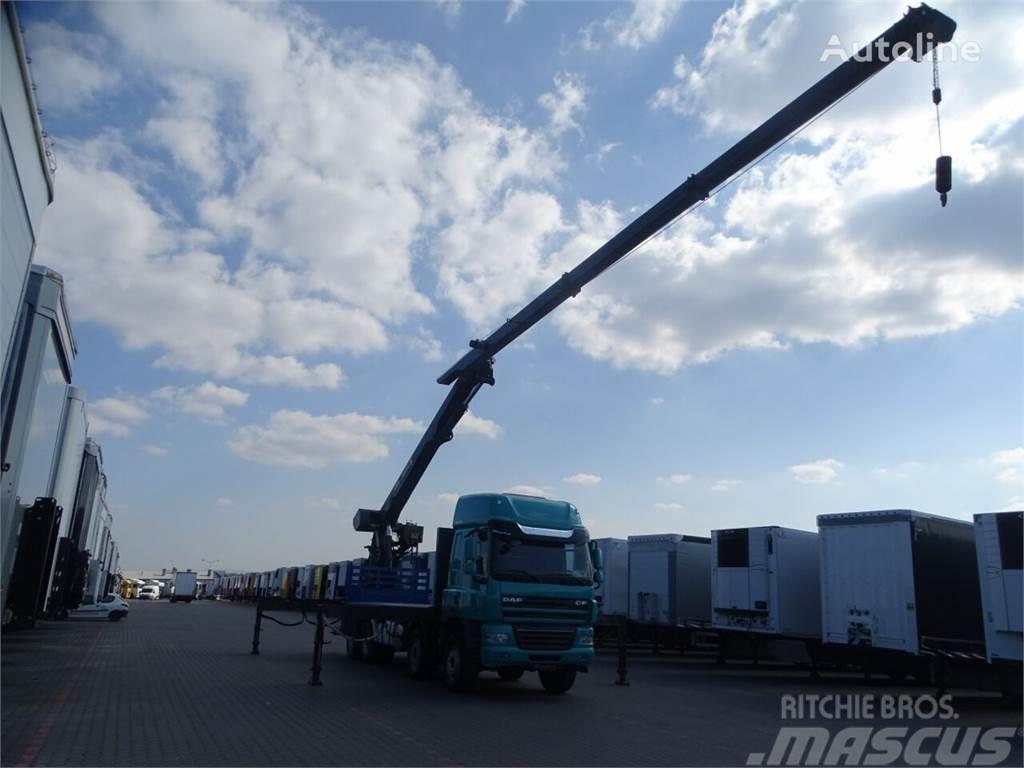 DAF CF 85.460 Crane truck MKG HMK 401 8x4 Vehicle transporters