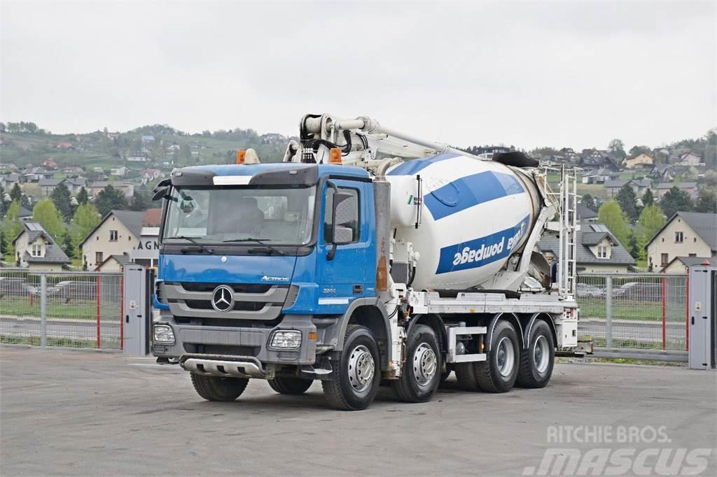 Mercedes-Benz ACTROS 3244 Concrete pump trucks