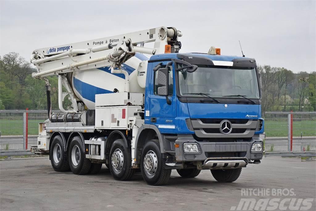 Mercedes-Benz ACTROS 3244 Concrete pump trucks