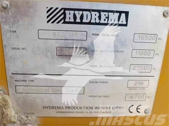 Hydrema 922HM Dumpperit