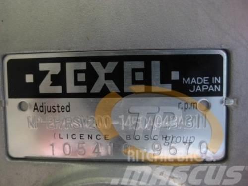  Zexel 894327-0570 Zexel Einspritzpumpe 4 Zylinder Moottorit