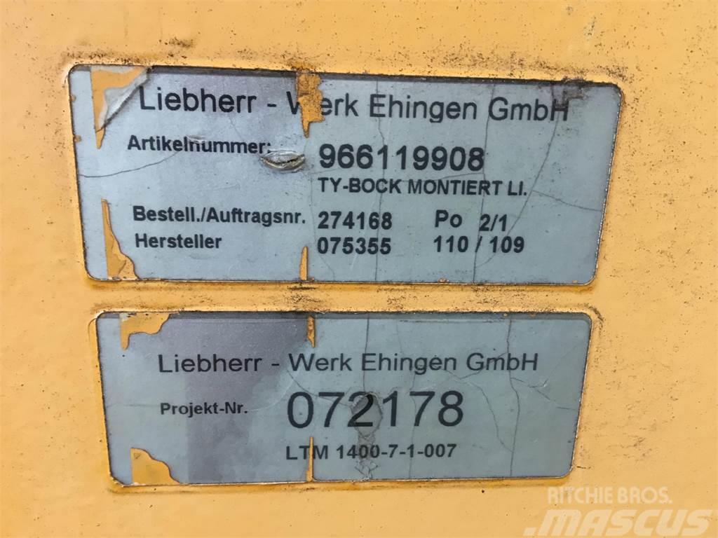 Liebherr LTM 1400-7.1 TY-bracket left pre-ass Nosturien osat ja lisävarusteet