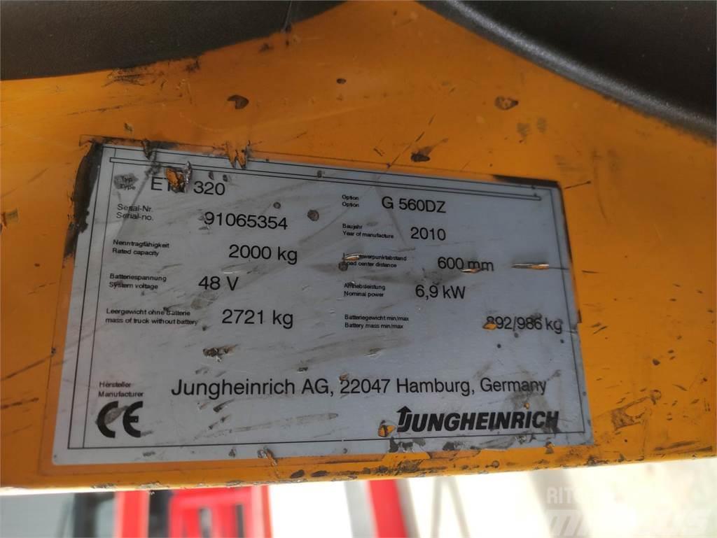 Jungheinrich ETV320 Työntömastotrukit