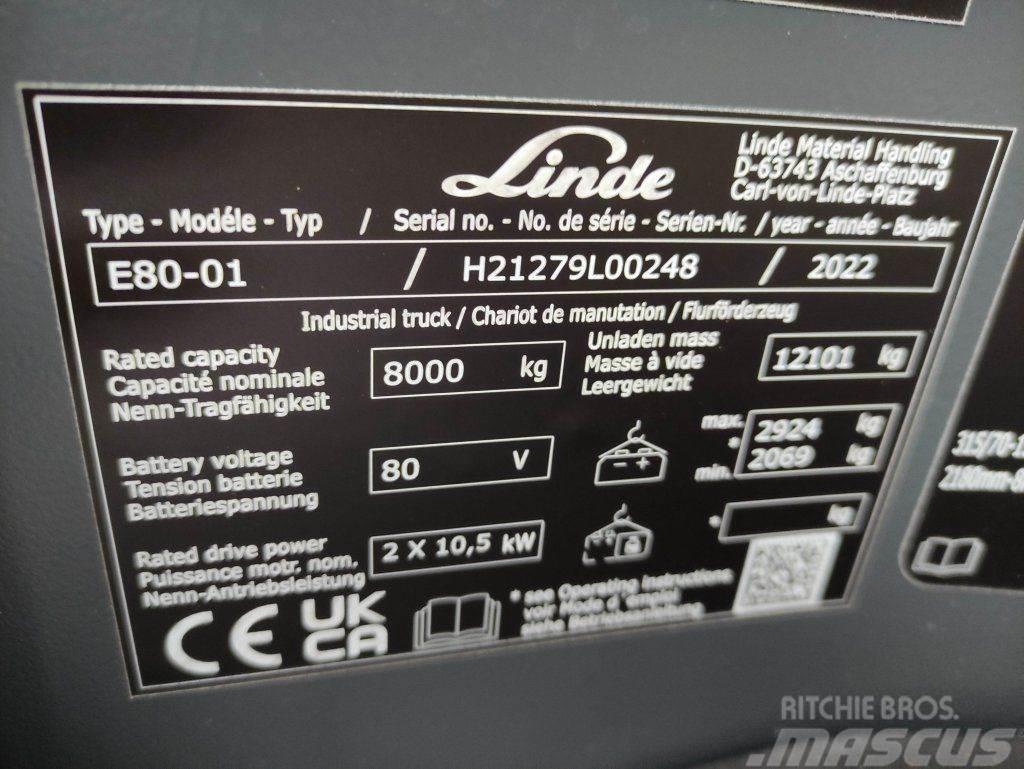 Linde E80-600 Sähkötrukit