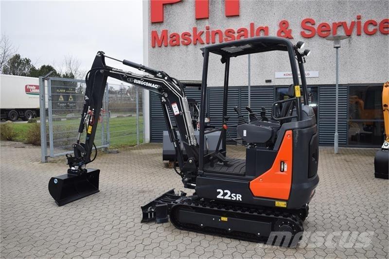 Eurocomach 22 SR OVERGEMT 2022 MODEL CANOPY COMPACTTILT CT2 Minikaivukoneet < 7t
