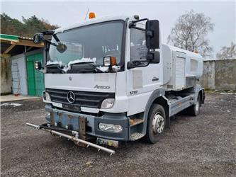 Mercedes-Benz ATEGO 1218 water cistern + sweeper