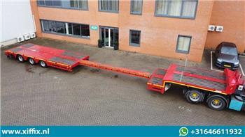 Es-ge 3-axle extendable semi-lowloader, friction steered