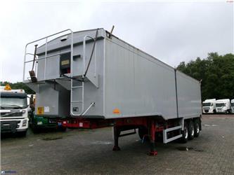 Wilcox Tipper trailer alu 55 m3 + tarpaulin