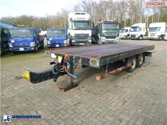  Adcliffe 2-axle drawbar platform trailer 7 t