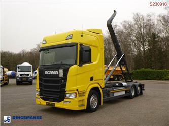 Scania R450 6x2 Euro 6C + Retarder + Meiller container ho