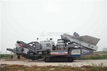 Liming Y3S2160 Mobile hydraulic Cone Crusher with Screen