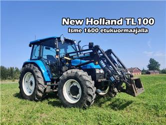 New Holland TL 100 etukuormaajalla - VIDEO