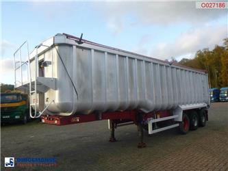Montracon Tipper trailer alu 53.6 m3 + tarpaulin