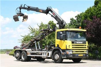 Scania R114-340 6x2 !!KRAAN/CONTAINER/KABEL!!MANUELL!!