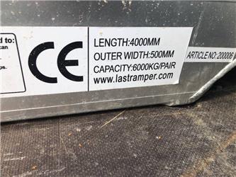 Lastramper Aluminium 6000kg  4000mm*500mm
