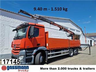 Mercedes-Benz Arocs 2545 L/6x2/4, Atlas Kran, 145.2-A19 VB,