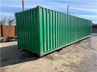  40ft container opdelt i 2 rum.