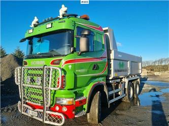 Scania R560 6x4 Dump truck with steel suspension and manu