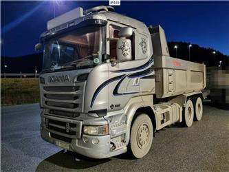 Scania R580 Euro 6. 6x4 Dump truck with arrangement for s